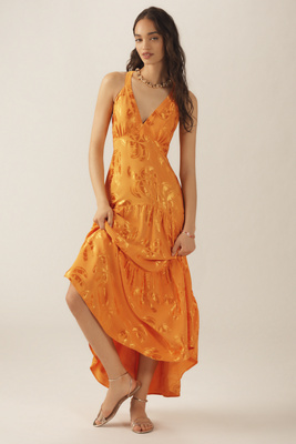 Farm Rio x Anthropologie 華やかプリント パフスリーブ ドレス Farm Rio x Anthropologie Sleeveless Midi Dress | Anthropologie