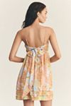 Maeve Lace-Trim Sweetheart Mini Dress
