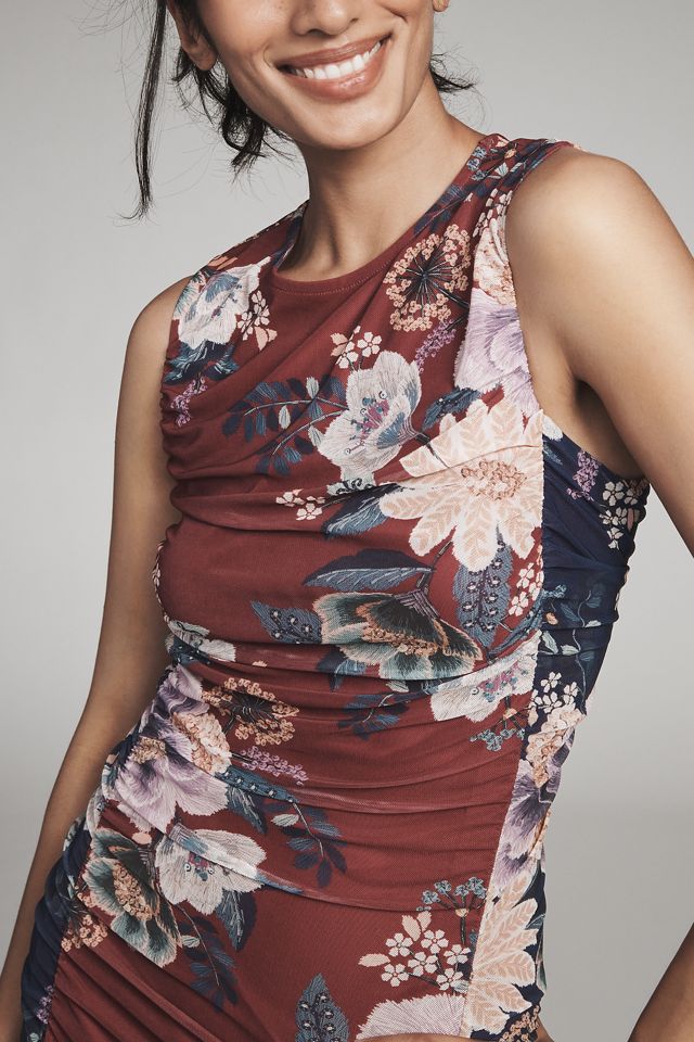 Farm Rio x Anthropologie Sleeveless Mesh Midi Dress #3