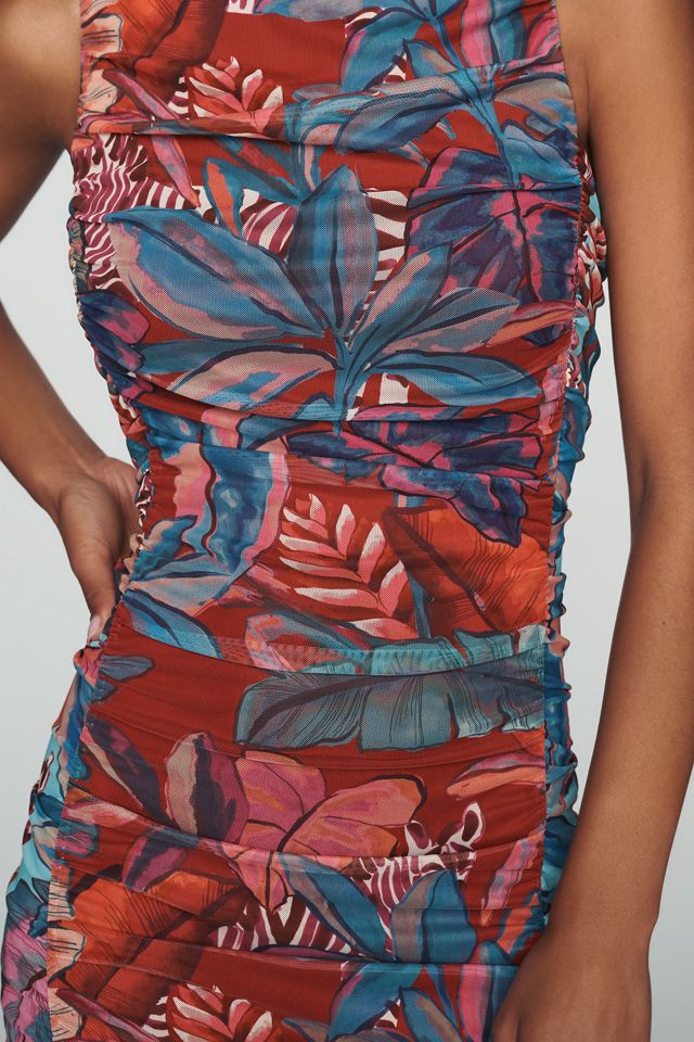 Farm Rio x Anthropologie Sleeveless Mesh Midi Dress #1