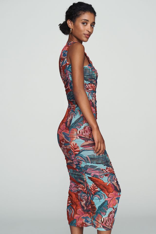 Farm Rio x Anthropologie Sleeveless Mesh Midi Dress #2