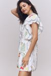 Farm Rio x Anthropologie Embroidered Ruffle mini Dress