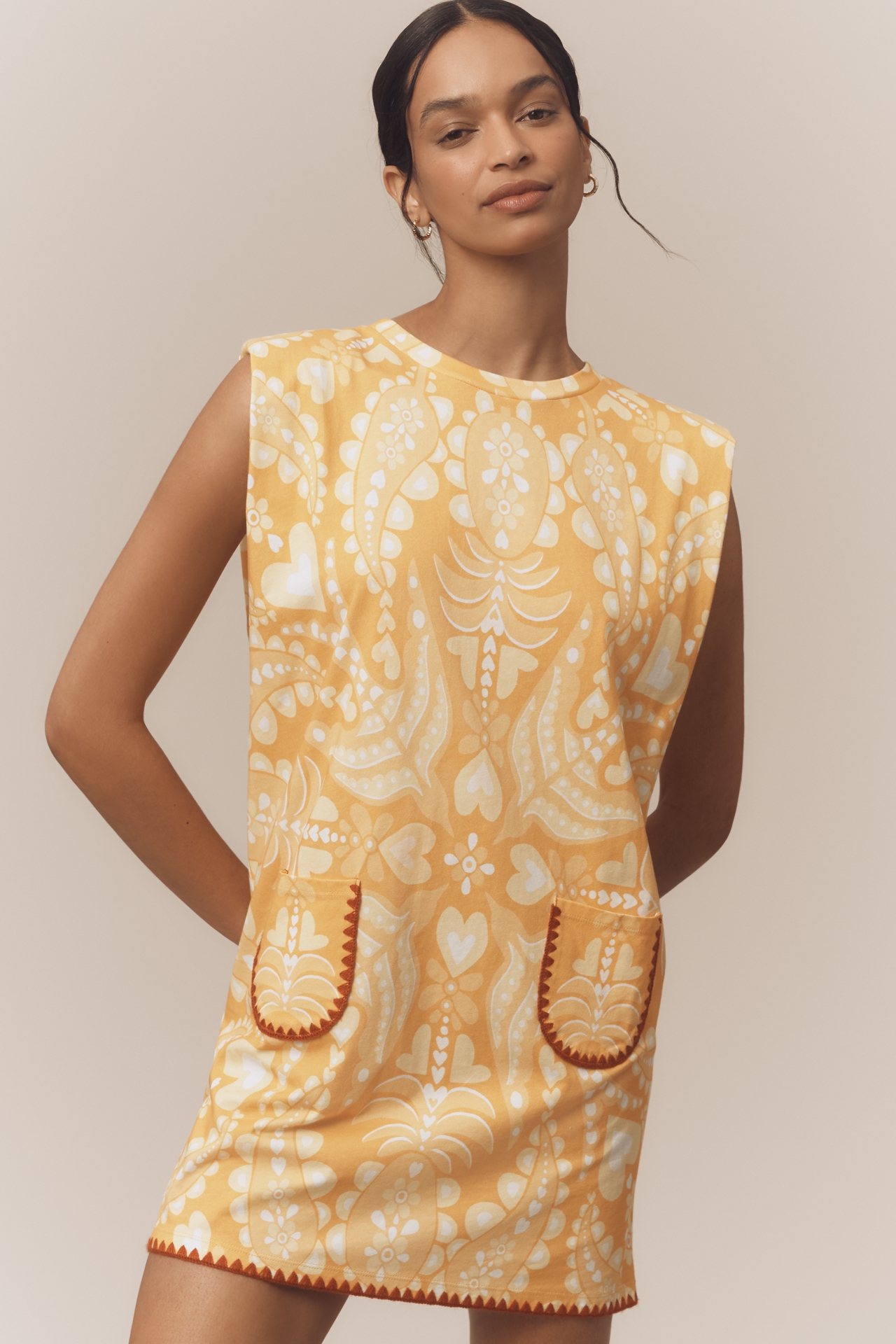 Farm Rio x Anthropologie Knit Mini Dress