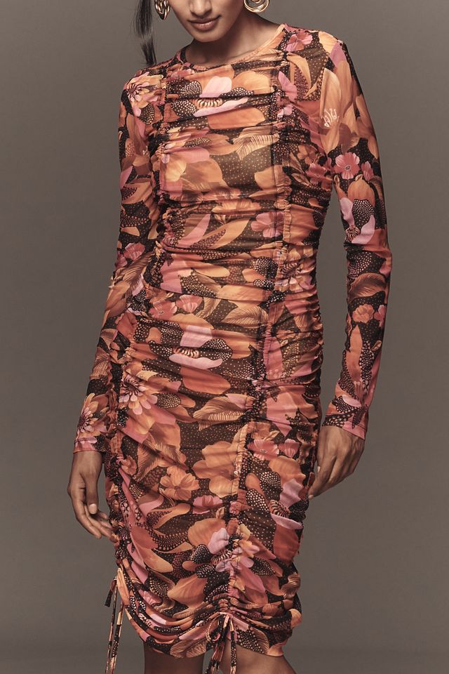 Farm Rio x Anthropologie Ruched Midi Dress #1