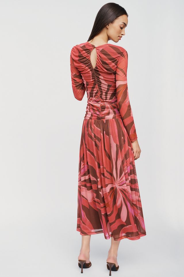 Farm Rio x Anthropologie Long-Sleeve Keyhole Maxi Dress #3