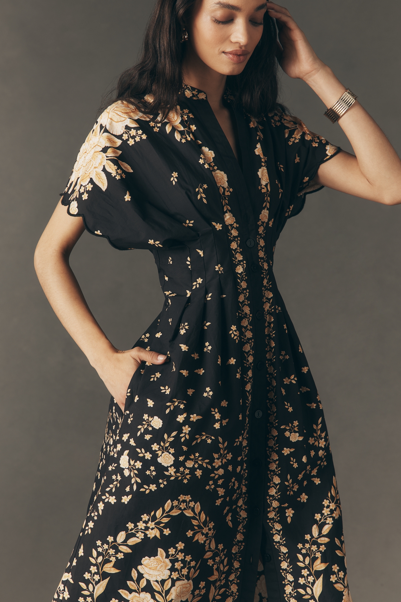 Anthropologie x Farm Rio Midi Dress