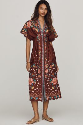 Anthropologie x Farm Rio Midi Dress