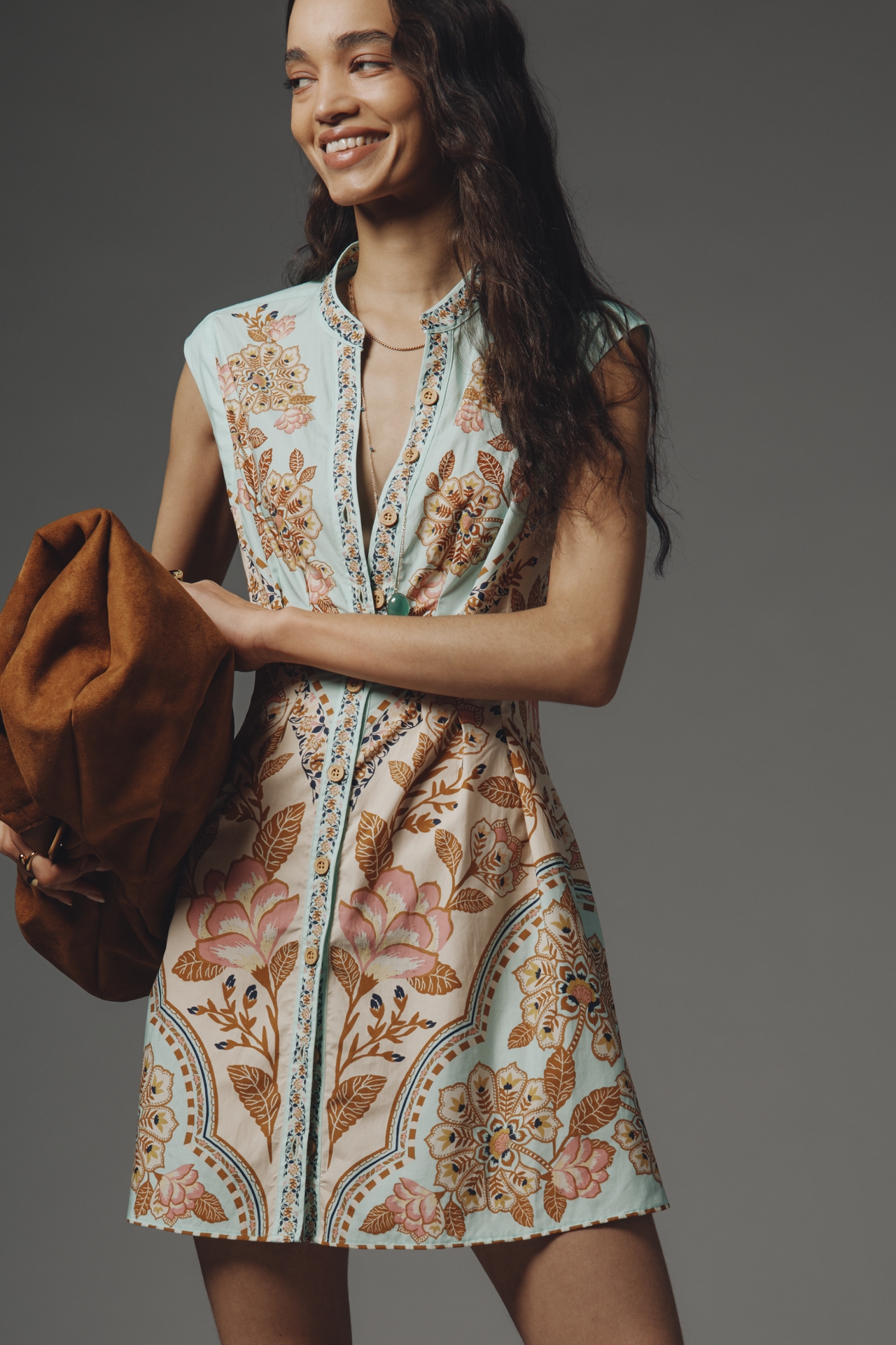 Farm Rio x Anthropologie Sleeveless Mini Dress