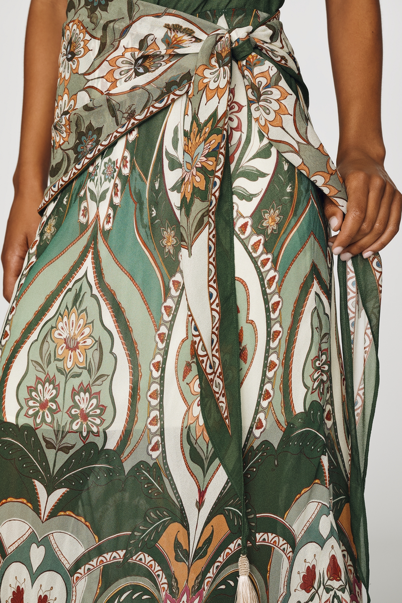 Farm Rio x Anthropologie Fit-and-Flare Maxi Dress