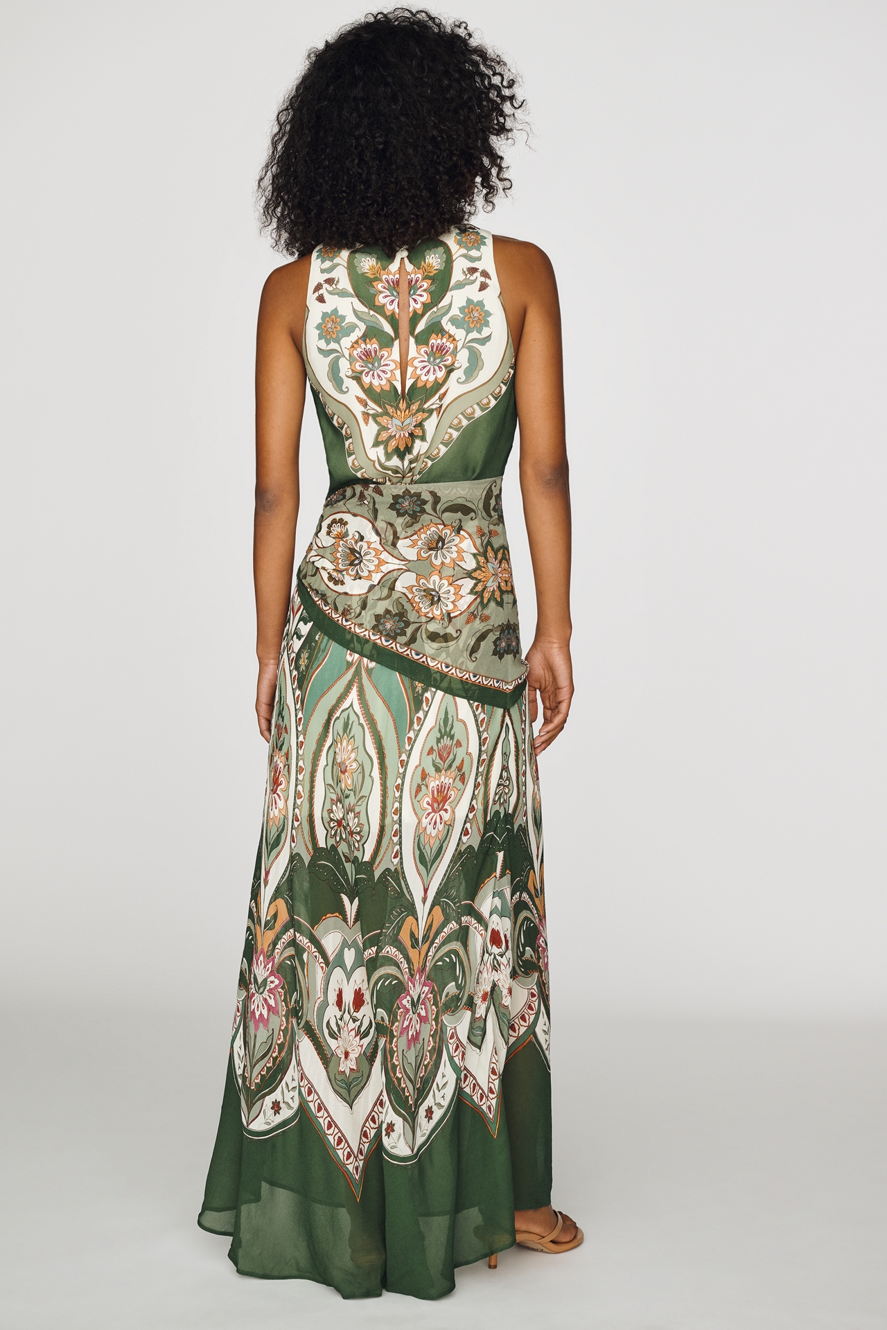 Farm Rio x Anthropologie Fit-and-Flare Maxi Dress