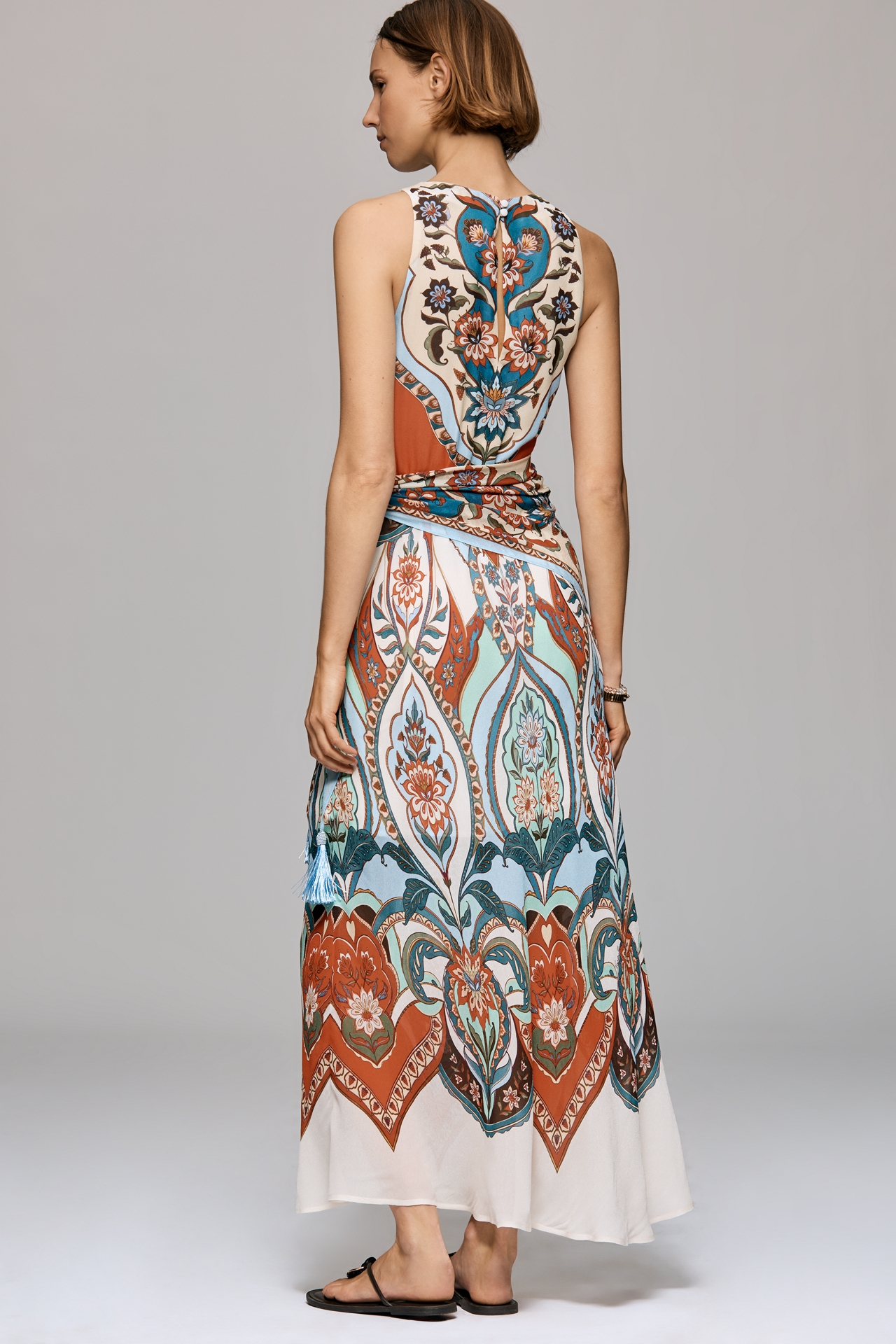 Farm Rio x Anthropologie Fit-and-Flare Maxi Dress