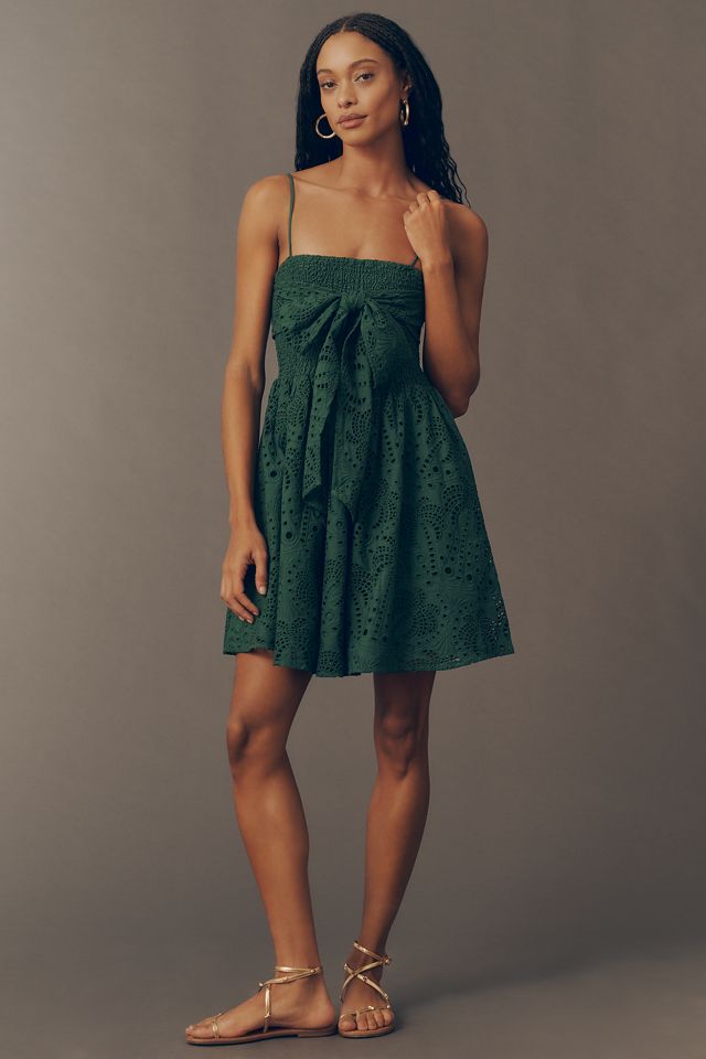 kesy bow tie mini dress black Kesy Bow Tie Mini Dress Blue / Champagne