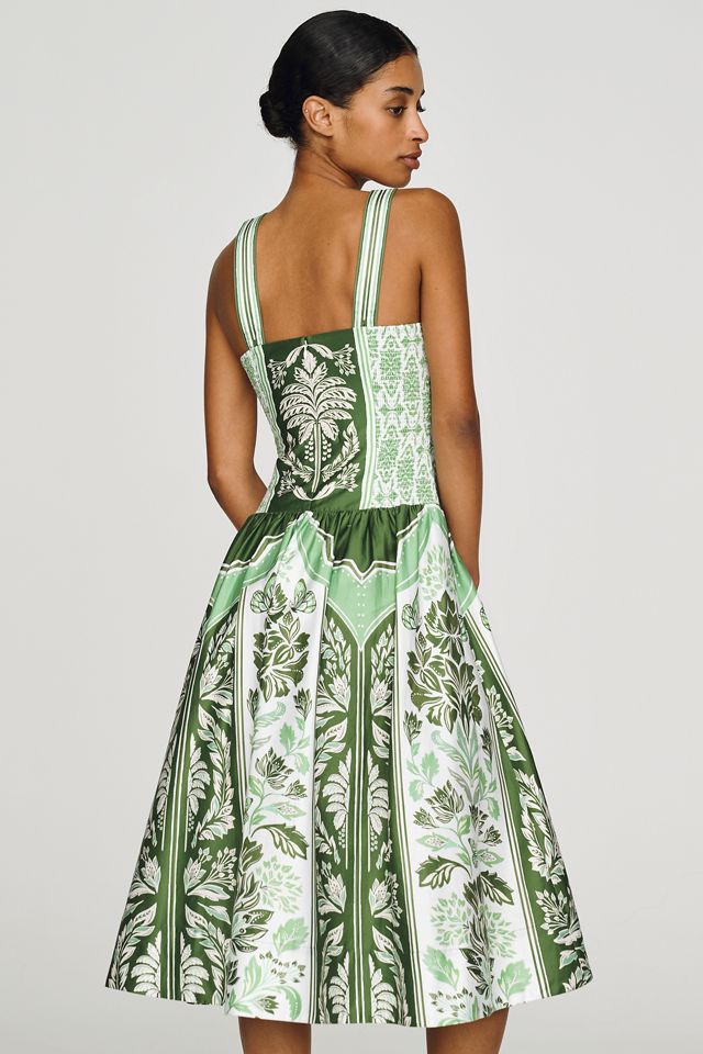 Anthropologie x Farm Rio Cotton A-Line Midi Dress | Anthropologie