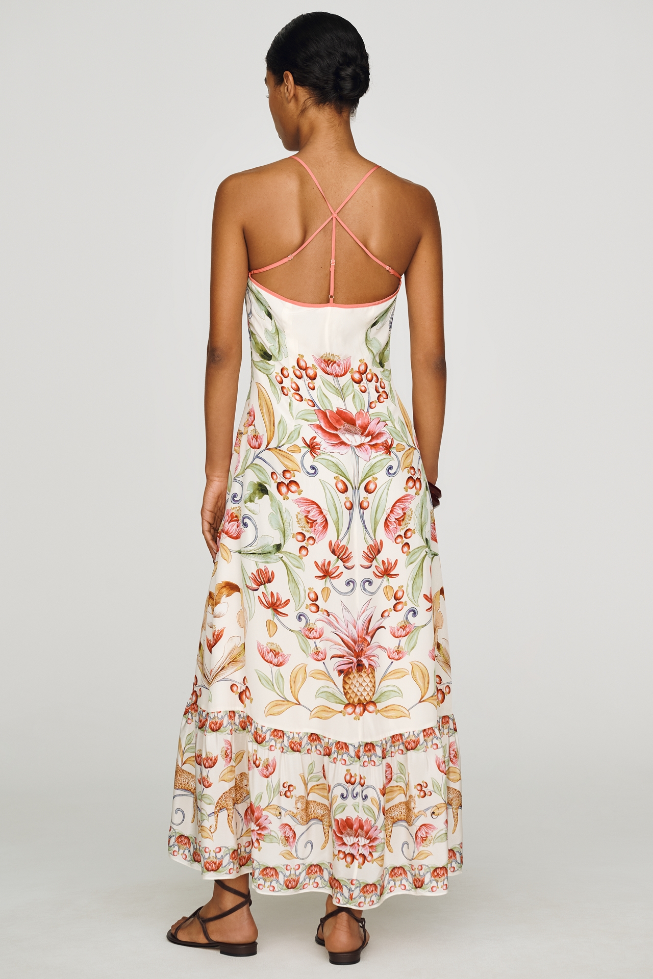 Anthropologie x Farm Rio Printed Strappy Maxi Dress
