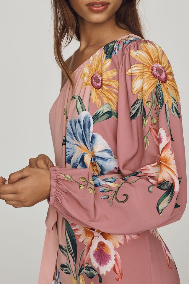 Anthropologie x Farm Rio One-Shoulder Maxi Dress #1