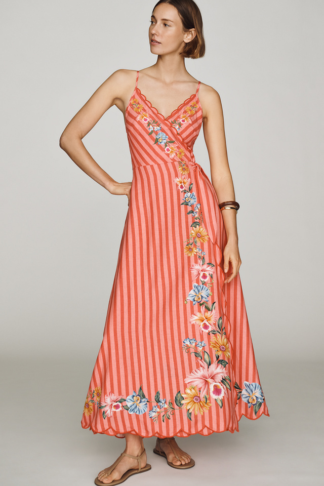 Farm Rio x Anthropologie Wrap Maxi Dress