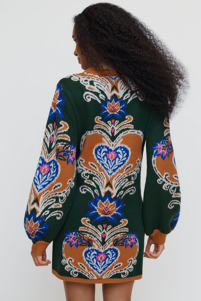 Farm Rio x Anthropologie Sweater Mini Dress #3