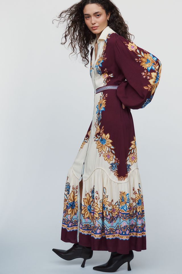 Farm Rio x Anthropologie Maxi Shirtdress #2