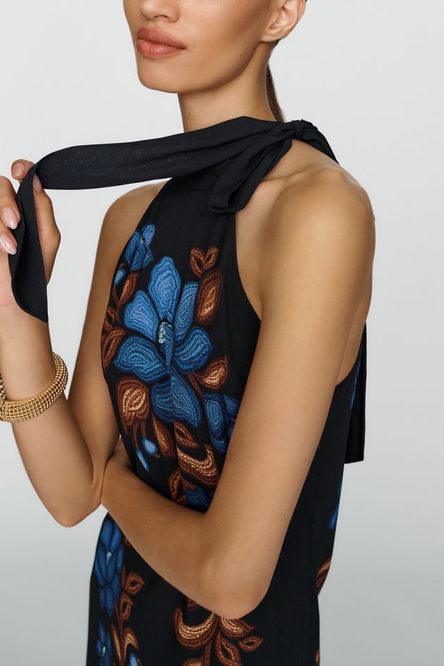 Farm Rio x Anthropologie Halter Maxi Dress #3