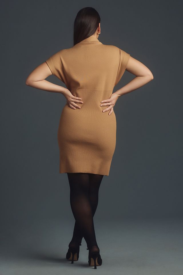 By Anthropologie Mock-Neck Mini Dress #7