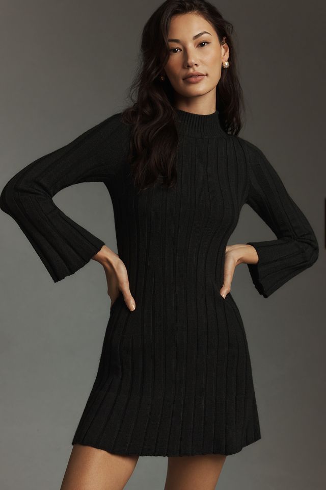 chinese dress ladies PRETTYGARDEN Women's Long Sleeve Midi Sweater Dress Fall Crewneck Knit main image 0