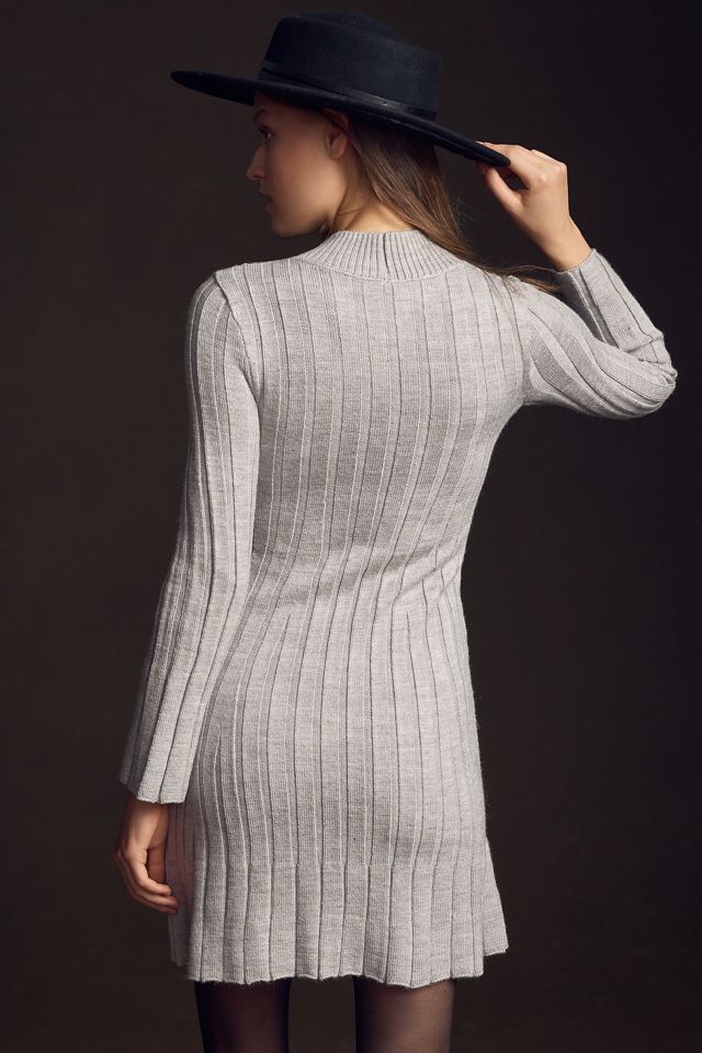 By Anthropologie Mini jersey de manga larga de manga A #2