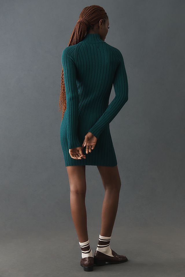 anthropologie sweater dress By Off-Shoulder Slim Daily Practice by Anthropologie Turtleneck Sweater Dress Size Small Oversized Excellent condition By Anthropologie Sweater Mini Dress