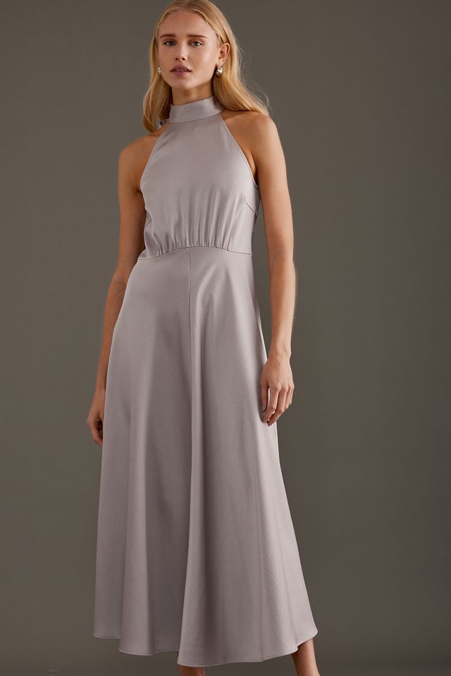 Samsoe Samsoe Rheo Hochkragen Midi Kleid #4