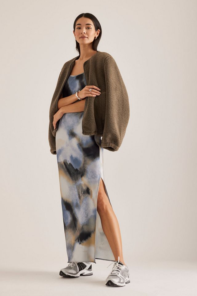 Robe longue en satin sans manches Samsoe Samsoe Sunna #3