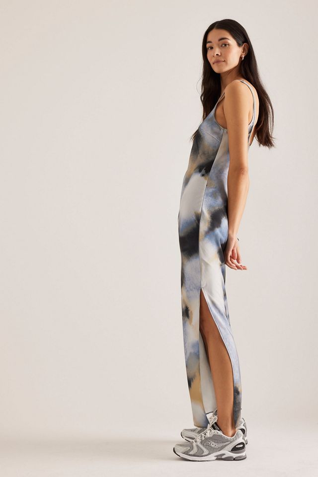 Robe longue en satin sans manches Samsoe Samsoe Sunna #4