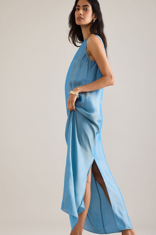 Robe longue en soie mélangée Samsoe Samsoe Saingrid #5