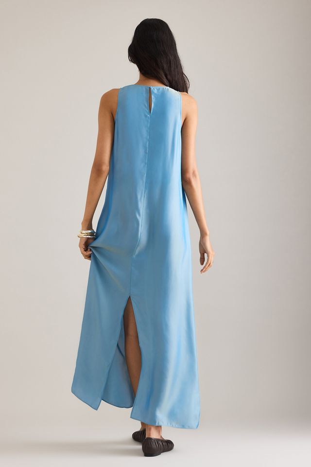 Robe longue en soie mélangée Samsoe Samsoe Saingrid #1