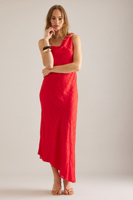 Robe mi-longue asymétrique Samarina en taille: S chez Anthropologie - Samsoe Samsoe - Modalova
