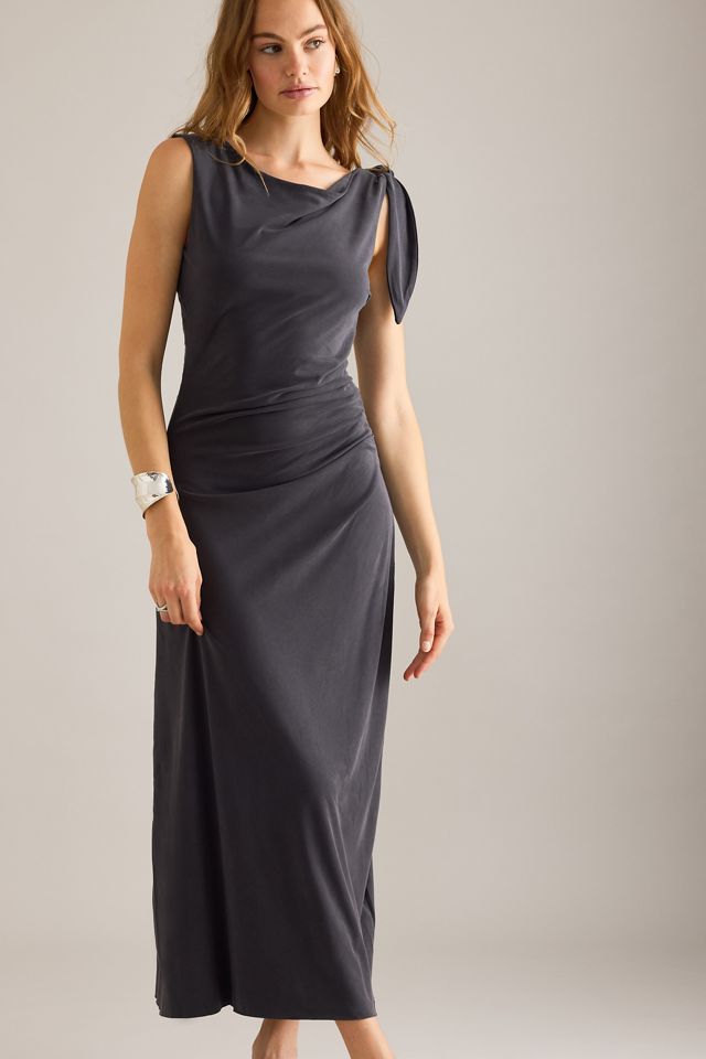 Samsoe Samsoe Sasus Schulterfreies Maxikleid #5