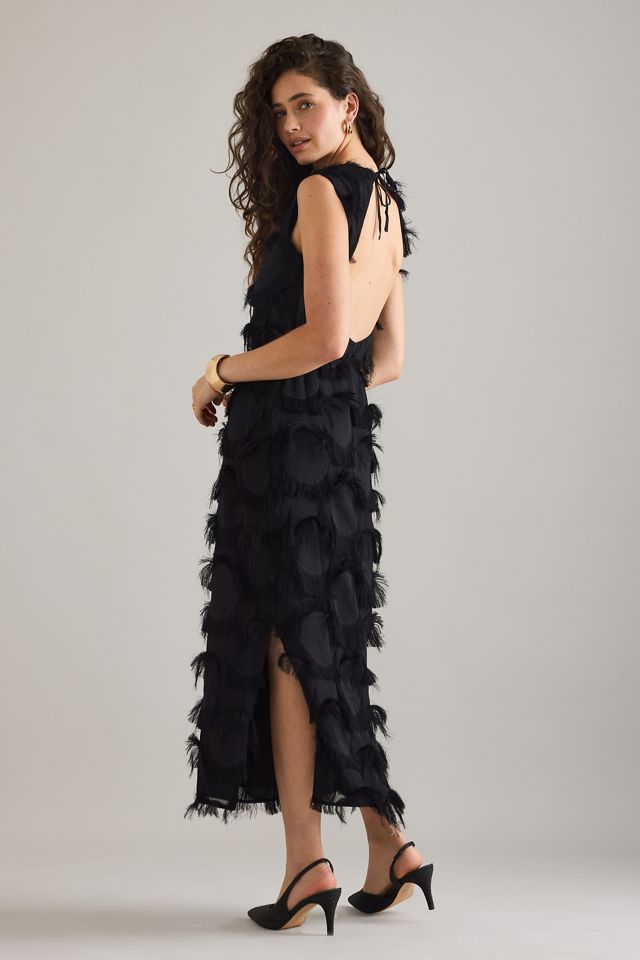 Abito midi senza maniche con frange Samsoe Samsoe Saporto #1