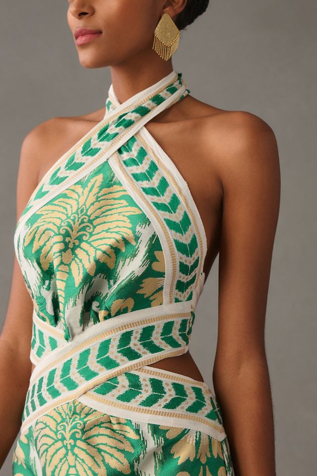 LACE The Label Halter Cutout Dress