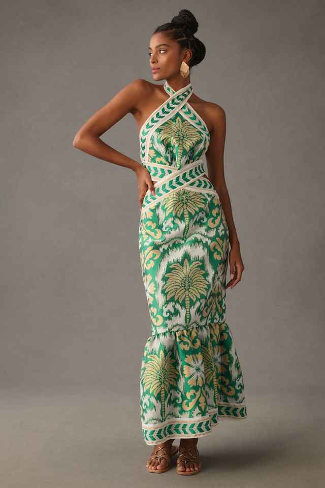 LACE The Label Halter Cutout Dress