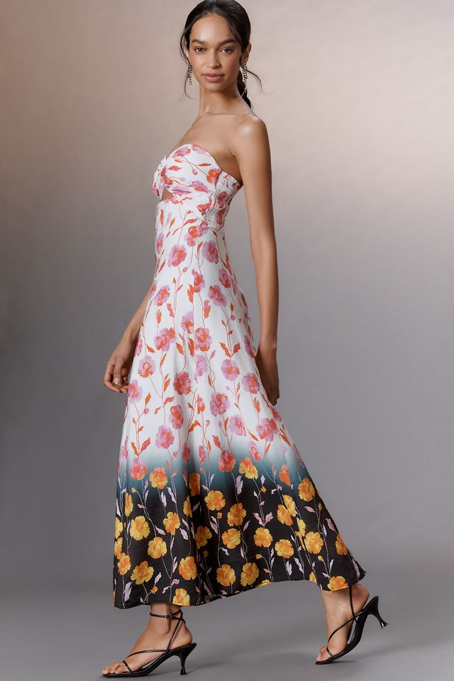 Essentiel Antwerp Heorgia Strapless Cutout Midi Dress #3