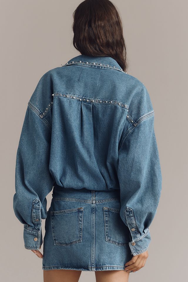 Essentiel Antwerp Ilene Denim Mini Dress #1