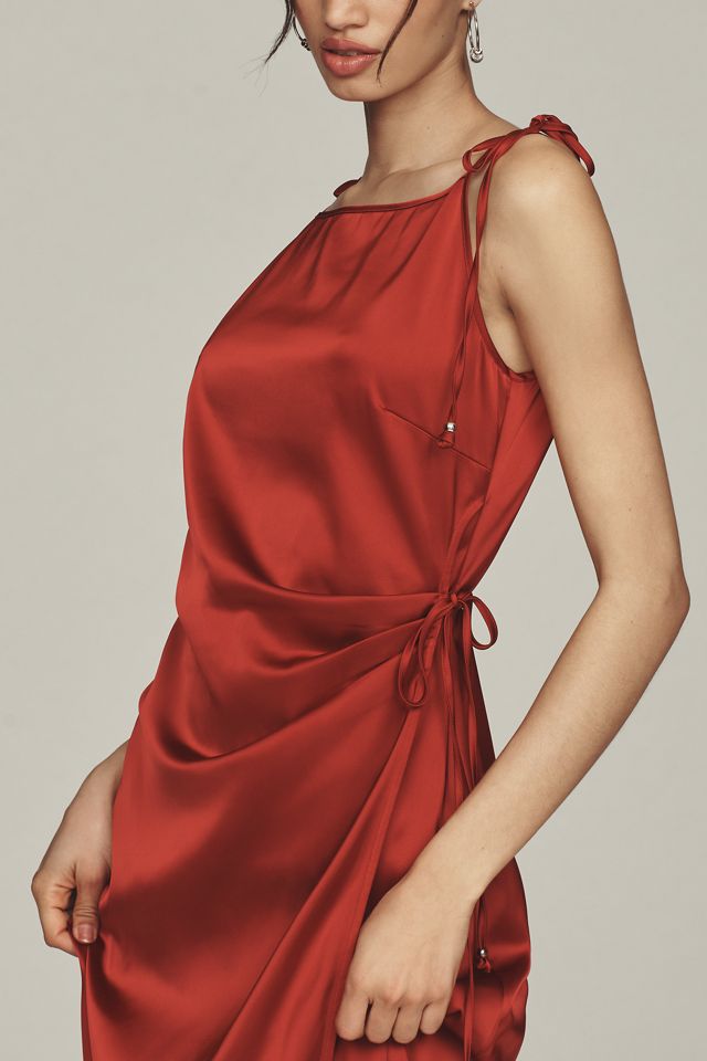 Scotch & Soda Tie-Shoulder Midi Dress #1