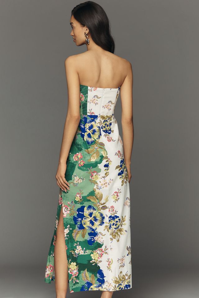 By Anthropologie Notched Midi Dress #2