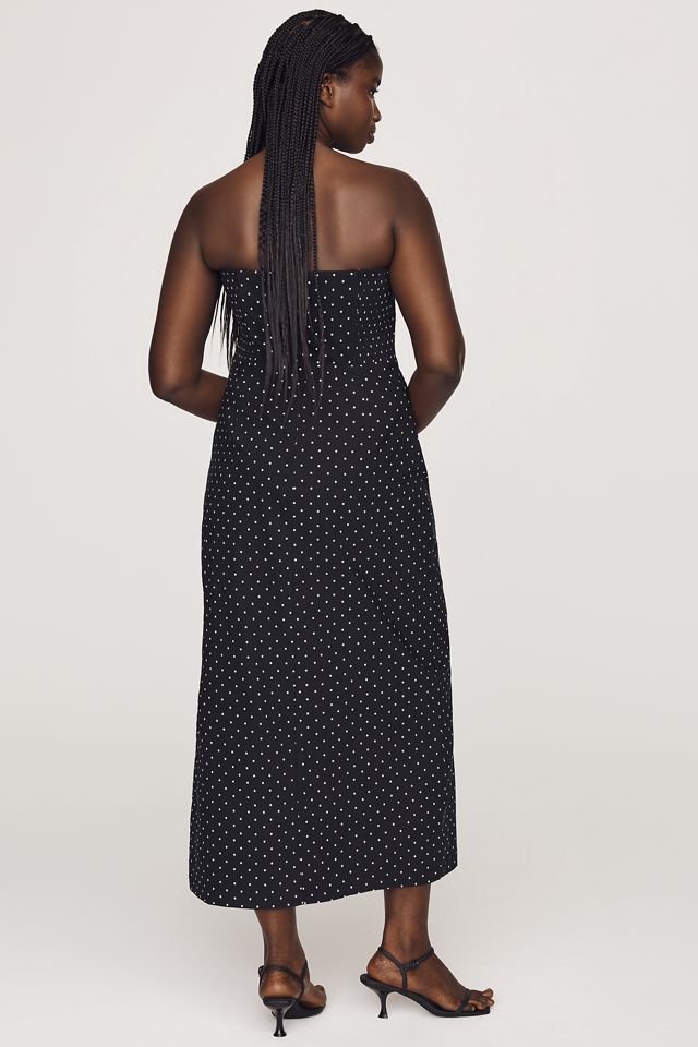 By Anthropologie Notched Midi Dress #6