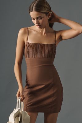 Maeve Sleeveless Linen Slim Mini Dress