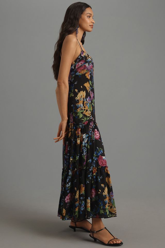 strapless open back dress Sleeveless Pleated Long Dress