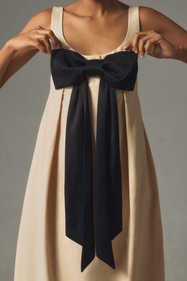 Maeve Bow Barrel Column Midi Dress #2