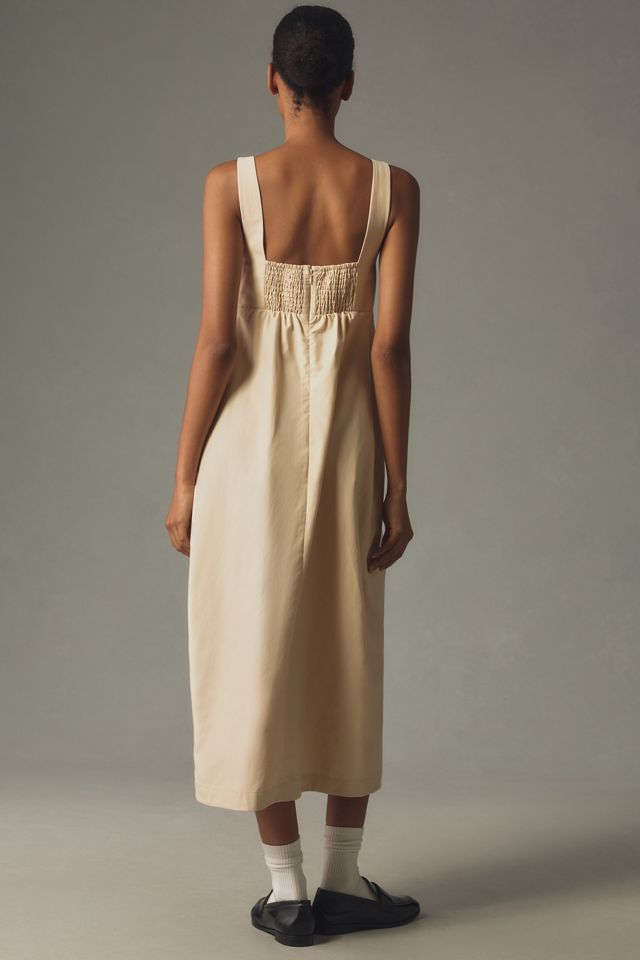 Maeve Bow Barrel Column Midi Dress #1