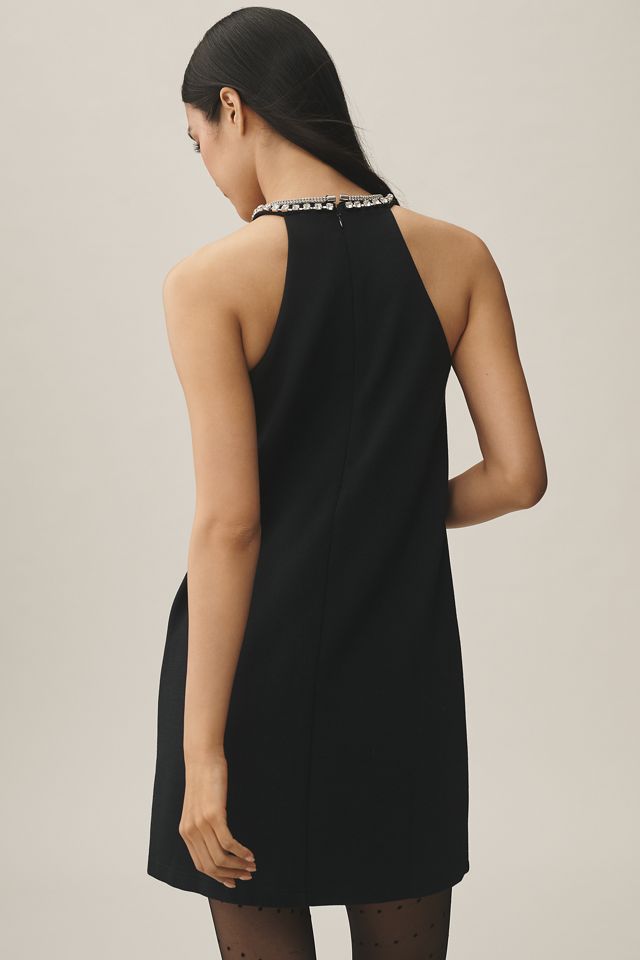 chinese dress ladies Twisted Cut-Out Mini Dress in Black - XXL