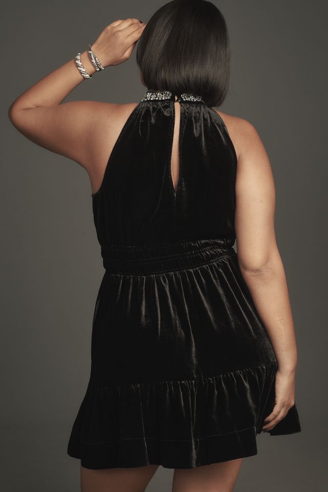 The Somerset Mini Dress: Velvet Halter Edition #7