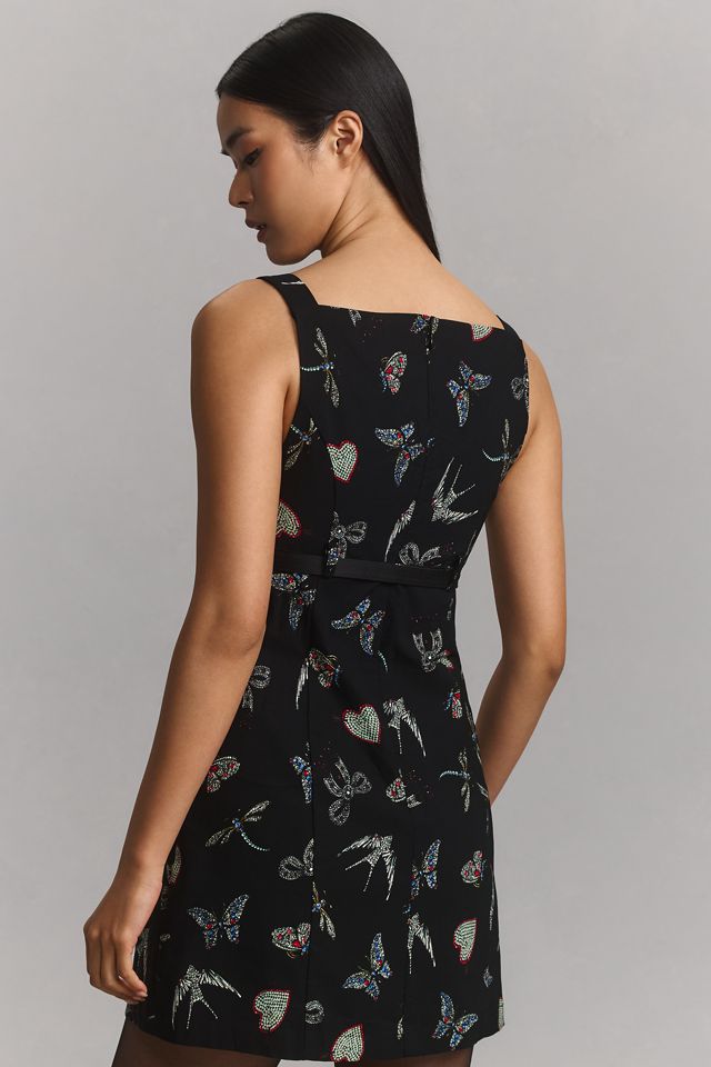By Anthropologie Sleeveless Boat-Neck Mini Dress #2
