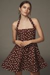Maeve Square-Neck Fit-and-Flare Mini Dress